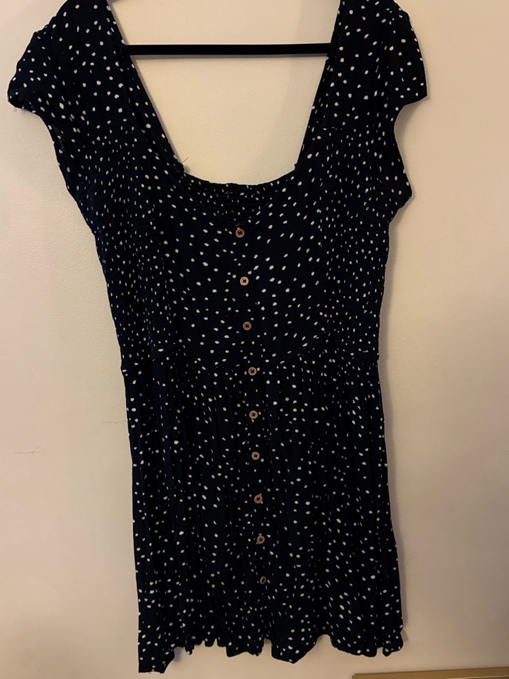 Black Polka Dot Women's Dress